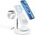 Forever MACS-100 magnetic wireless charging station with power bank white 5in1