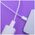 Maxlife MXUC-06 cable USB-C - Lightning 1,0 m 20W purple nylon