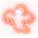 Neon PLEXI LED SCAARY GHOST red NNE15 Neolia
