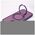 Mag Ring Rotating case for iPhone 11 purple