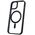 Satin Clear Mag case for iPhone 15 Plus 6,7&quot; black
