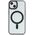 Satin Clear Mag case for iPhone 15 Plus 6,7&quot; black