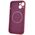 Mag Invisible case for iPhone 15 6,1&quot;  burgundy