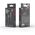 Maxlife MXUC-03 magnetic cable USB - Lightning + USB-C + microUSB 1,0 m 3A black nylon