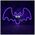 Neon PLEXI LED BAT purple NNE14 Neolia