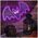 Neon PLEXI LED BAT purple NNE14 Neolia