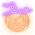 Neon PLEXI LED CURSED PUMPKIN orange purple NNE16 Neolia
