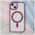 Satin Clear Mag case for iPhone 12 / 12 Pro 6,1&quot; purple