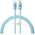 Baseus cable Crystal Shine USB-C - Lightning 1,2 m 20W sky blue