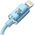 Baseus cable Crystal Shine USB-C - Lightning 1,2 m 20W sky blue