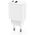 Setty charger 1x USB + USB-C 3A 20W white