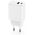 Setty charger 1x USB + USB-C 3A 20W white
