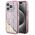 Guess case for iPhone 15 Pro 6,1&quot; GUHCP15LLFCSEGP pink HC LIQ. GLITTER GOLD STRIPES 3666339223687