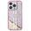 Guess case for iPhone 15 Pro 6,1&quot; GUHCP15LLFCSEGP pink HC LIQ. GLITTER GOLD STRIPES 3666339223687
