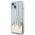 Guess case for iPhone 15 Plus 6,7&quot; GUHCP15MLFCSEGT transparent HC LIQ. GLITTER GOLD STRIPES 3666339223953