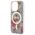 Guess case for iPhone 14 Pro 6,1&quot; GUHMP14LHCFWSA khaki hardcase Magsafe IML Flower 3666339115616
