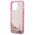 Guess case for iPhone 14 Pro 6,1&quot; GUHCP14LLC4PSGP pink hardcase Liquid Glitter 4G Translucent 3666339116255