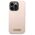 Guess case for iPhone 14 Pro Max 6,7&quot; GUHMP14XSBPLP pink hard case Liquid Silicone Logo Plate MagSafe 3666339070335
