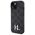 Karl Lagerfeld case for iPhone 15 6,1&quot; KLHCP15SPKLPKLK black HC Hot Stamp Monogram KL Metal Logo 3666339166717