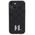 Karl Lagerfeld case for iPhone 15 6,1&quot; KLHCP15SPKLPKLK black HC Hot Stamp Monogram KL Metal Logo 3666339166717