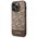 Guess case for iPhone 14 Pro 6,1&quot; GUHMP14LHGCFSEW brown hard case GCube Stripes MagSafe 3666339112486