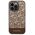 Guess case for iPhone 14 Pro 6,1&quot; GUHMP14LHGCFSEW brown hard case GCube Stripes MagSafe 3666339112486