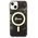 Guess case for iPhone 14 Plus 6,7&quot; GUHMP14MHTMRSK black hard case Golden Marble MagSafe 3666339115760