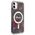 Guess case for iPhone 11 / Xr 6.1&quot; GUHMN61HCFWSA khaki hardcase Flower MagSafe 3666339126759