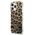 Guess case for IPhone 13 Pro 6,1&quot; GUHCP13LHSLEOW hard case brown Leopard Electro Stripe 3666339047382