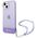 Guess case for iPhone 14 Pro Max 6,7&quot; GUHCP14XHGCOHU purple hardcase Translucent Pearl Strap 3666339064235