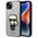Karl Lagerfeld case for iPhone 14 Pro Max 6,7&quot; KLHCP14XGFKPG silver HC Glitter Flakes Ikonik 3666339077426
