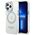 Guess case for iPhone 13 Pro / 13 6,1&quot; GUHMP13LHTRMB blue hard case Metal Outline Magsafe 3666339057237