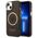 Guess case for iPhone 13 Pro Max 6,7&quot; GUHMP13XHTCMK black hard case Gold Outline Translucent MagSafe 3666339057046