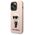 Karl Lagerfeld case for iPhone 14 Pro 6,1&quot; KLHCP14LSNIKBCP pink hard case Silicone NFT Ikonik 3666339098636