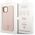Guess case for iPhone 14 6,1&quot; GUHCP14SSLTGP pink hardcase Silicone Line & Triangle 3666339065928