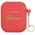Guess case for Airpods / Airpods 2 GUA2LSCHSR red Silicone Heart Charm 3666339039097