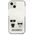 Karl Lagerfeld case for iPhone 13 Mini KLHCP13STPEKCW black hard case Iconic Karl & Choupette 3666339048600