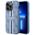 Guess case for iPhone 14 Pro 6,1&quot; GUHMP14LP4RPSB blue hardcase Magsafe 4G Printed Stripes 3666339119997