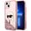 Karl Lagerfeld case for iPhone 14 Pro 6,1&quot; KLHCP14LLNCHCP pink hardcase Liquid Glitter NFT Choupette Head 3666339086985