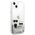 Karl Lagerfeld for iPhone 13 Pro Max 6,7'' KLHCP13XGKCS silver hard case Liquid Glitter Karl&Choupette 3666339027360