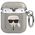 Karl Lagerfeld case for Airpods 1/2 KLA2UKHGK cover black Glitter Karl`s Head 3666339030254