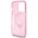 Guess case for iPhone 15 Pro 6,1&quot; GUHMP15LHRSGSP pink HC RING STAND MAGSAFE SCRIPT LOGO GLITTER 3666339156480