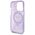 Guess case for iPhone 15 Pro 6,1&quot; GUHMP15LHRSGSU purple HC RING STAND MAGSAFE SCRIPT LOGO GLITTER 3666339156763