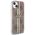 Guess case for iPhone 15 Plus 6,7&quot; GUHCP15MH4PSEGW brown HC IML 4G GOLD STRIPE 3666339222833