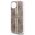 Guess case for iPhone 15 Plus 6,7&quot; GUHCP15MH4PSEGW brown HC IML 4G GOLD STRIPE 3666339222833