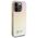 Guess case for iPhone 14 Pro 6,1&quot; GUHCP14LPSAIRSD gold HC PU SAFFIANO IRIDESCENT SCRIPT 3666339225049
