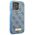 Guess case for iPhone 14 Pro 6,1&quot; GUHMP14LU4GPRB blue hard case 4G Logo Plate MagSafe 3666339070007