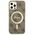 Guess set case + charger for iPhone 12 / 12 Pro 6,1&quot; GUBPP12MH4EACSW brown hard case 4G Print MagSafe 3666339102852