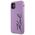 Karl Lagerfeld case for iPhone 11 / Xr KLHCN61SKSVGU purple hardcase Silicone Signature 3666339130602
