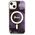 Guess case for iPhone 14 6,1&quot; GUHMP14SHTMRSU purple hard case Golden Marble MagSafe 3666339115838